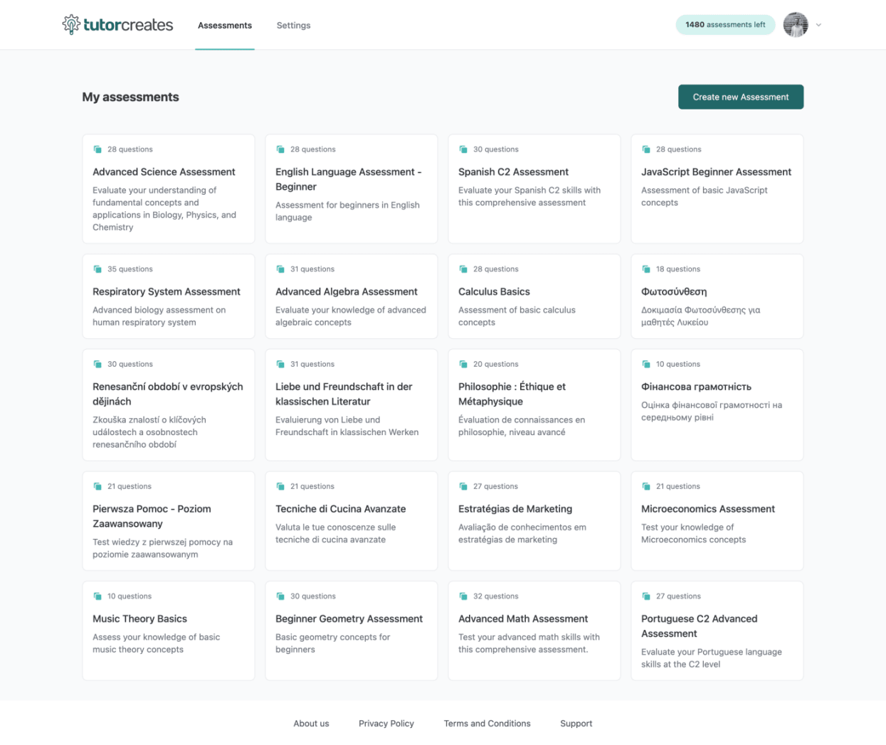 Tutor Creates Dashboard